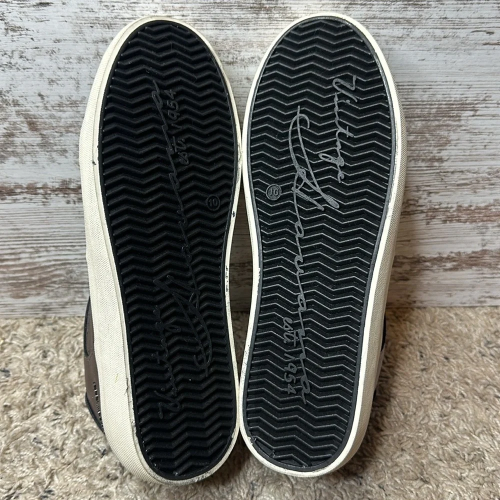 VINTAGE HAVANA Women's Nala Sneaker in black pewter sz 10 - Picture 13 of 14